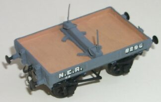 NERDD002: North Eastern Railway Diagram D2 Single Swivelling Bolster Wagon Kit (pack of 2)