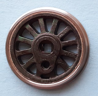WH200B: 4’5½” 12 H-spoke Driving Wheel (LNWR) - Wizard Models Limited