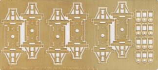 BWF001/4: RCH Wagon Sprung W-irons, 1907 Pattern (pack of 12)