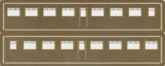 LNED171S: LNER Gresley Diagram 171 Tourist Third Twin Set Kit (steel panelled version)