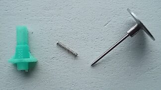ABWC022L: Long Sprung Oleo Buffers, 22″ Diameter Head, Plain Body (pack of 4)