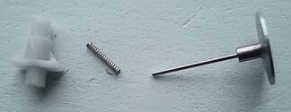 ABWC022SC: Short Sprung Oleo Buffers, 22″ Diameter Head, Collared Body (pack of 4)